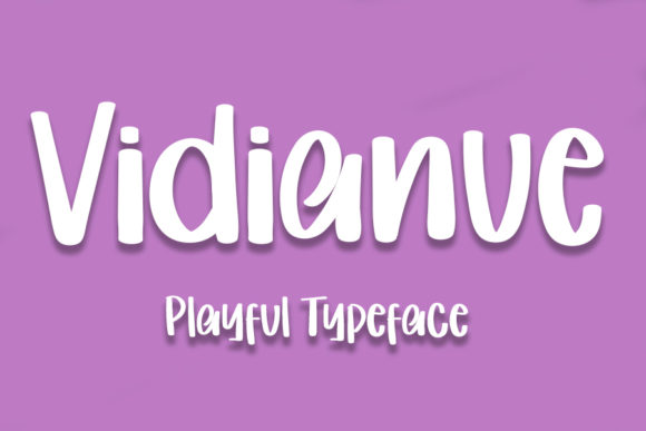 Discover Vidianue: The Playful Display Font for Modern Creatives