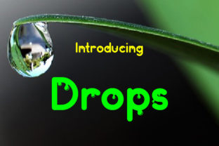 Exploring Drops: A Playful Display Font with a Scary Twist