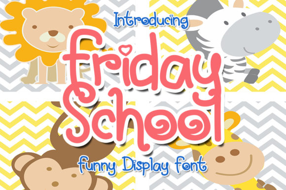 Friday School: A Font That Brings Playful Energy to Your Designs