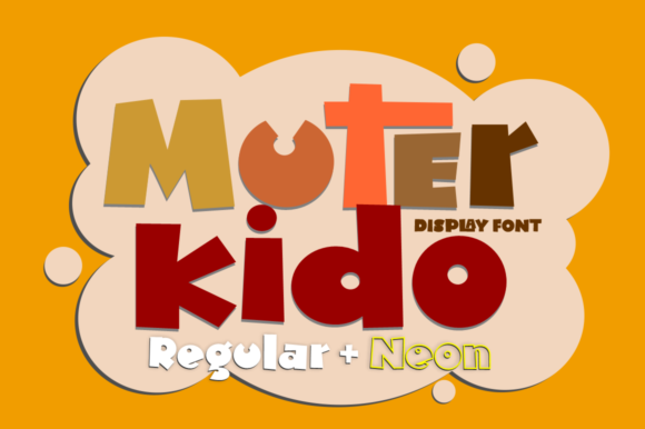 Muter Kido: A Display Font That Makes Designs Pop