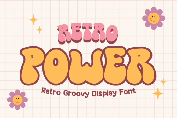 Retro Power: A Groovy Font for Vintage and Modern Design