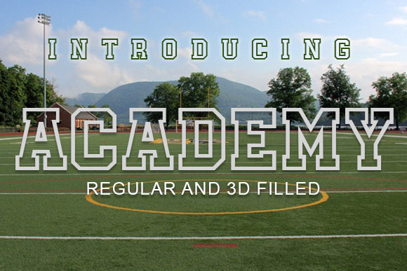 The Strong and Assertive Outline of the Academy Font
